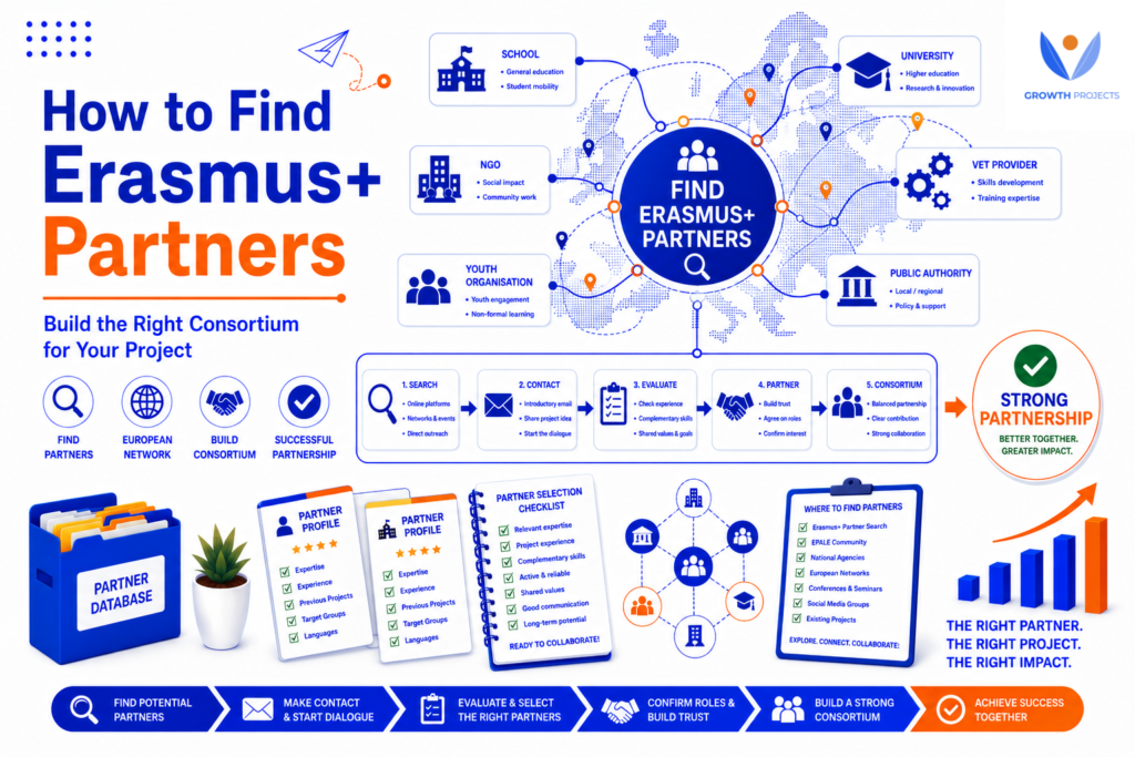 How to Find Erasmus+ Partners: A Practical Guide